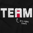 thumbnail image 2 of Funny There Is An I in Team Humor Unisex Plus Fleece Graphic Hoodie Brisco Brands 4X, 2 of 6