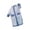 Blue, variant on UACY Kids Rain Poncho with Hood Lightweight Emergency Raincoat Reusable Boys and Girls Rain Jacket for Travel Outdoor (Blue, 8-10 Years)