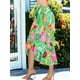thumbnail image 3 of Falda Corte de Sirena con Volantes Elegante o Casual Color Verde Malabis Cintura Alta Unitalla, 3 of 5