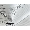 thumbnail image 4 of Ambesonne Nature Quilted Bedspread Set 3 Pcs, Twiggy Tree Branches, King Size, Black and White, 4 of 5