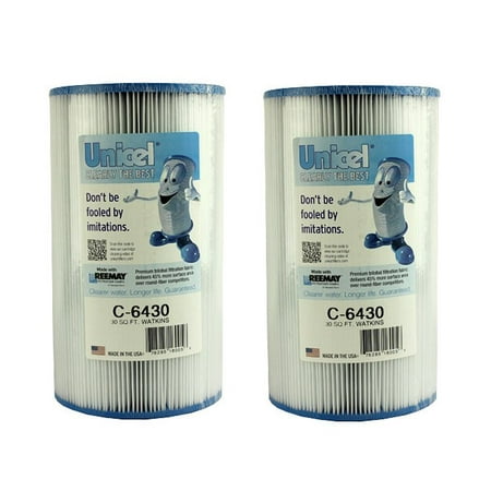 - 2 New Unicel C-6430 Hot Springs Watkins Spa Filter Replacement Cartridges C6430