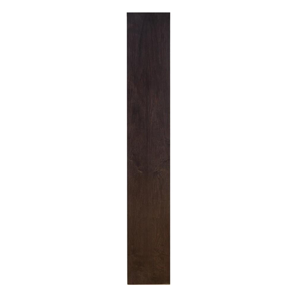 Bowery Hill Wood Espresso Bookcase Rectangular Adjustable Shelves 84" Unassembled