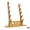 Light brown, variant on SXCRFKXH Stand Wooden Katana Storage Shelf Support Samurai Sword Display Organizer Decoration Japanese Size Room H9U6 Real Ka Rack