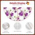 thumbnail image 3 of Sikiie Orchids Flowers Nativity Christmas Tree Skirt, Jesus Christian Winter Holiday Tree Mat Decoration(30-48IN)36", 3 of 6