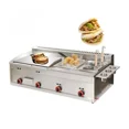 thumbnail image 2 of Parrilla de gas comercial multifuncional con freidora, novedosa y multifuncional, 2 of 4