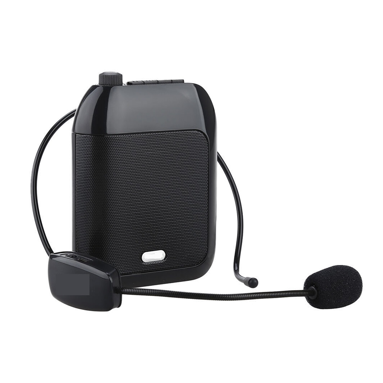 Megaphone Portable UHF Wireless Speaker 15W Cordless Voice Amplifier Loudspeaker 7.4V FM Radio