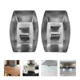 thumbnail image 2 of 2Pcs Range Hood Oil Catcher Collecting Cups Kitchen Square Oil Boxes (Silver), 2 of 8