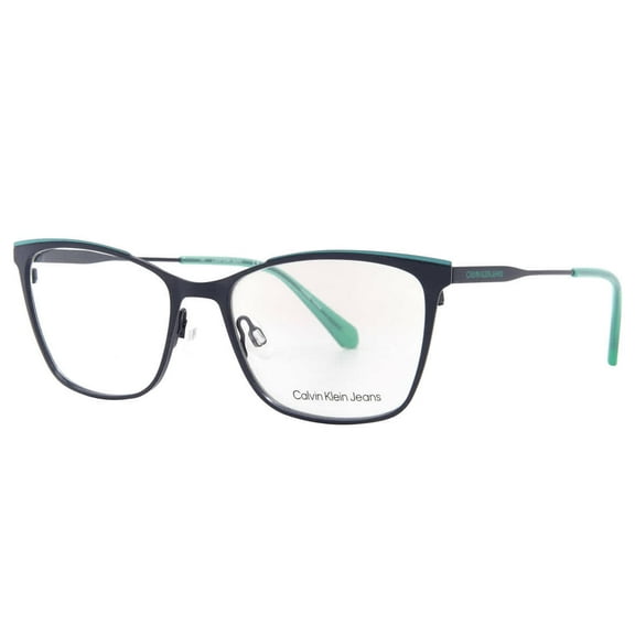 Calvin Klein Demo Square Ladies Eyeglasses CKJ21207 410 53