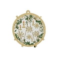thumbnail image 1 of Musical Instrument Ornament Set with 9 Handcrafted Pieces - Golden Filigree Christmas Decor for Musicians & Music Lovers, 1 of 5