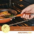 thumbnail image 4 of Rachael Ray 18 Pc. Cucina Hard Enamel Nonstick Cookware and Measuring Cup Set, Orange, 4 of 12