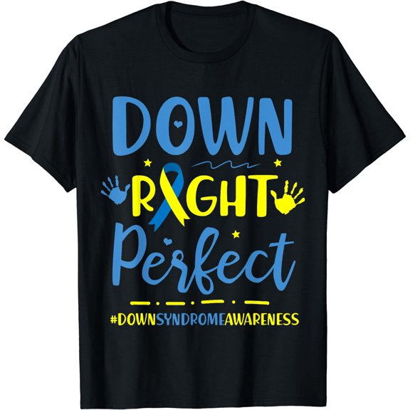 Down Syndrome Awareness Shirt For Parents Mom Down Syndrome T-Shirt Black Small