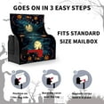 thumbnail image 5 of Halloween Pumpkin Castle Mailbox Covers Magnetic Standard Size 21x18 Inch Spooky Witch Mailbox Cover Moon Night Letter Post Box Wraps for Garden Yard Outdoor Decor, 5 of 6