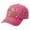 Pink, variant on Womens Ball Cap Anniversary Sun Baseball Cap Unisex Adjustable Brim Hat For Outdoor Casual And Sporty Activities