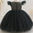 thumbnail image 4 of Little Girls Dresses Tutu Ruffle Sleeveless Casual Dress Kids Flower Wedding Birthday Clothes Sundress 3-8 Y, 4 of 4