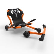 EzyRoller: Classic X - Orange - Ride-On Scooter, Cambering Motion, Pedal Free Cart, Hand Brakes, Extendable Frame, 154lb Capacity, Kids Ages 4+
