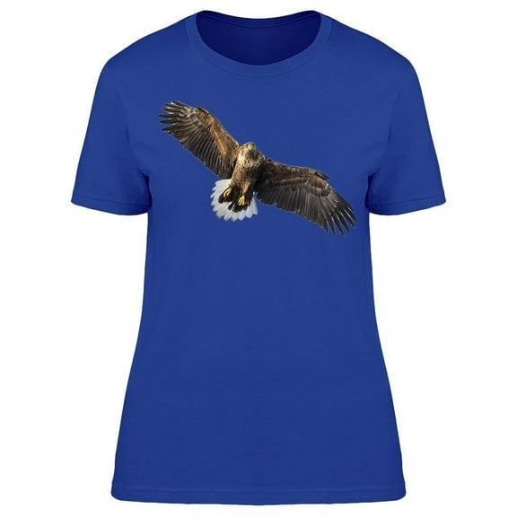 White Tail Eagle Soaring The Sky T-Shirt Women -Image by Shutterstock, Female Medium