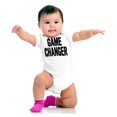 thumbnail image 4 of Game Changer First Time Parents Funny Romper Boys or Girls Infant Baby Brisco Brands NB, 4 of 7