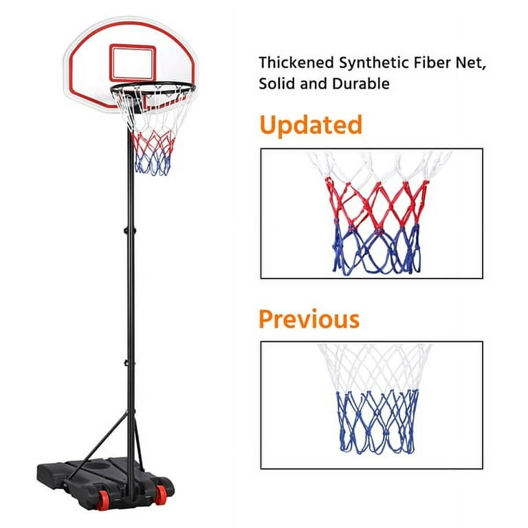 MXF Kids Basketball Hoop Stand with Dart Board, Height Adjustable  2.6ft-6.2ft, Portable Mini Basketb…See more MXF Kids Basketball Hoop Stand  with Dart