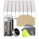 thumbnail image 1 of 48 Frascos de Vidrio SWOMMOLY 5164499674 para Almacenamiento de Especias con 713 Etiquetas y Embudo Capacidad de 114 ml SWOMMOLY 5164499674, 1 of 2