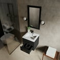 thumbnail image 4 of Castor 20 in W Black Single Bath Vanity and Acrylic Top, 4 of 10