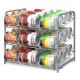 thumbnail image 2 of 3 Tier Stackable Can Rack Organizer for food storage kitchen cabinets countertop, 2 of 10
