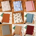 thumbnail image 3 of 6 Inch Photo Album Cloth Decorative Family Picture Holder Stamp Collection Book Portable Scrapbooking Organizer Decoration Wine Red, 3 of 9