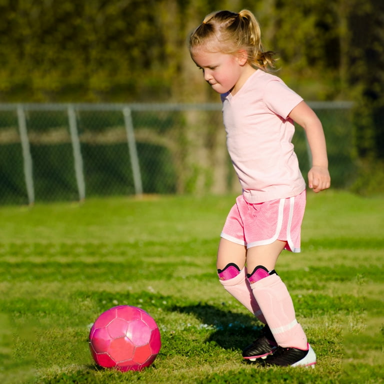 Athletic Works XS Soccer Shin Guards for Kids, Durable PP