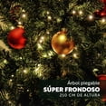 thumbnail image 2 of Árbol de Navidad Pino Artificial 2.10M Frondoso Verde 1500 Ramas Soporte de Metal Skygreen verde 210 cm, 2 of 8