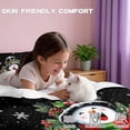 thumbnail image 6 of Yspwyqan Christmas Snowman 3 Piece Bedding Set Twin XL, Soft Winter Holiday Bed Comforter with 1 Comforter 2 Pillow Shams for Bedroom Guest Room Xmas Decor, 6 of 7