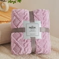 thumbnail image 2 of 39x59 Inch Cooling Blanket for Dogs Plush Wool Warm Coral Blanket Soft Fuzzy Blankets and Throws Lightweight Breathable Spring Blanket for All Seasons Spring Summer Autumn and Winter, 2 of 5