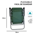 thumbnail image 5 of Silla Plegable de Playa Camping Exterior CJR resistente Cómoda verde, 5 of 5
