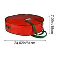 thumbnail image 3 of OEFNTAC Christmas Ribbon Storage Bag PE 36.02x7.99in Tree Ball Rattan Organizer Holiday Decoration Storage Solution, 3 of 8