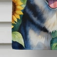 thumbnail image 4 of Siberian Husky in Sunflowers House Flag 28 in x 40 in, 4 of 5