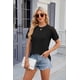 thumbnail image 2 of Camisetas de mujer tops casuales encaje, 2 of 8