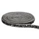 thumbnail image 4 of Cinta decorativa Soledad para decoración de zapatos de boda y pasteles Gris, 4 of 10