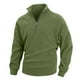 thumbnail image 1 of pstuiky camisa de manga larga para hombre, Camiseta/camiseta informal de cuello alto con media cremallera y forro polar de manga larga y cuello redondo para hombre camisetas de hombre s, 1 of 8