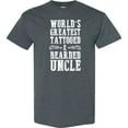 thumbnail image 3 of Inktastic World's Greatest Tattooed & Bearded Uncle T-Shirt, 3 of 5