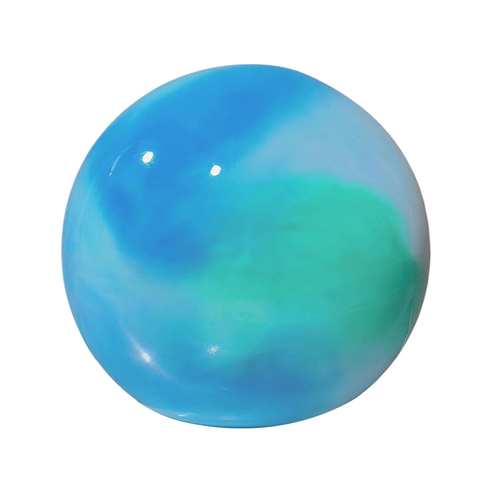 harayaa Fitness Ball 18cm PVC Rhythmic Gymnastic Ball Dance Practice Inflatable Exercise Sea Blue