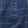 thumbnail image 4 of Faherty Women's Indigo Plaid Lighthouse Shirt Dress Size Medium, 4 of 4