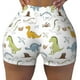thumbnail image 2 of Fotbe Dinosaur Shorts Sin Costuras – Shorts Deportivos de Cintura Alta para Mujer, Elásticos para Gimnasio, Yoga, Running o Ciclismo-Large, 2 of 8