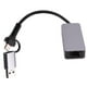 thumbnail image 1 of Adaptador Ethernet de 2,5 Gigabit Tipo C USB 3.0 A RJ45 LAN Tarjeta de Red de 2,5 G de Alta Velocidad de 2500 Mbps para NAS, Computadora Portátil y PC, 1 of 5
