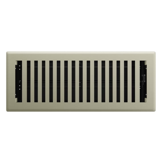 Imperial RG3430 Floor Register, 12 in W Duct Opening, 4 in H Duct Opening, Polystyrene