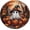 Halloween Round Sign6, variant on Retro Halloween Round Tin Sign Vintage Witch Metal Poster Nostalgic Funny Pumpkin Fall Door Decor Decorations for Home Wall Art Rustic Porch Kitchen Bar Toilet Shop Bedroom Office 8 * 8inch