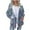 Navy, variant on Riecok Womens Fleece Jackets Plus Size Long Sleeve Hooded Jackets Zip Up Coats with Pockets Sequin Stylish Cozy Clothes