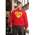 thumbnail image 2 of Chespirito Chapulin Colorado Crew Neck Mens Sweatshirt, 2 of 6