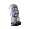 thumbnail image 3 of Ramo de rosas artificiales de flores preservadas, regalo del Día de San Valentín, adorno de arreglo floral para Acción de Gracias, mujeres y novias Envoltura azul, 3 of 9