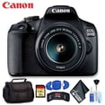 thumbnail image 2 of Canon EOS 2000D with EF-S 18-55mm IS II Lens (Intl Model) Deluxe Bundle(International Model), 2 of 5