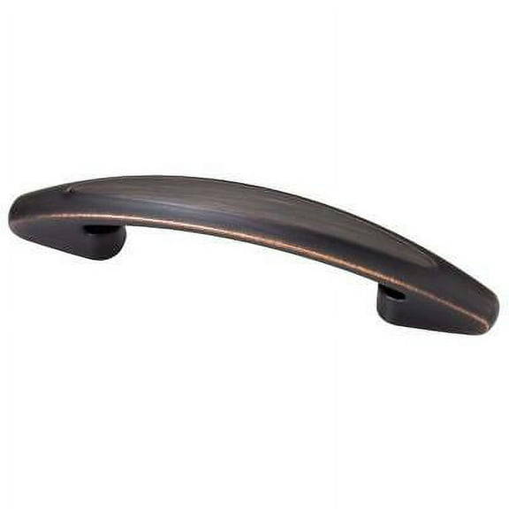 P20400-VBC 3" & 3 3/4" Bronze & Copper Dual Mount Oval Cabinet Drawer Pull