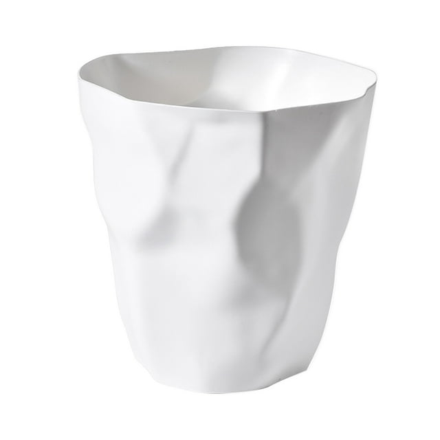 Seau de Rangement Plissé Créatif pour Salon Chambre Bureau Style Ménage Intérieur Grande Capacité Papier