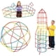thumbnail image 1 of Juego de construcción de edificios entrelazados para niños, bloques de construcción de plástico para aprendizaje temprano, palos, 1 of 12